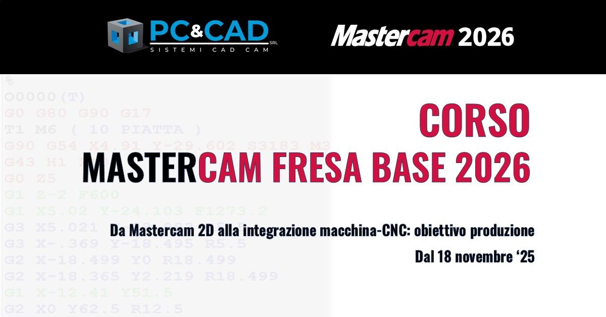 webinar "MASTERCAM 2D CORSO BASE 2023" webinar