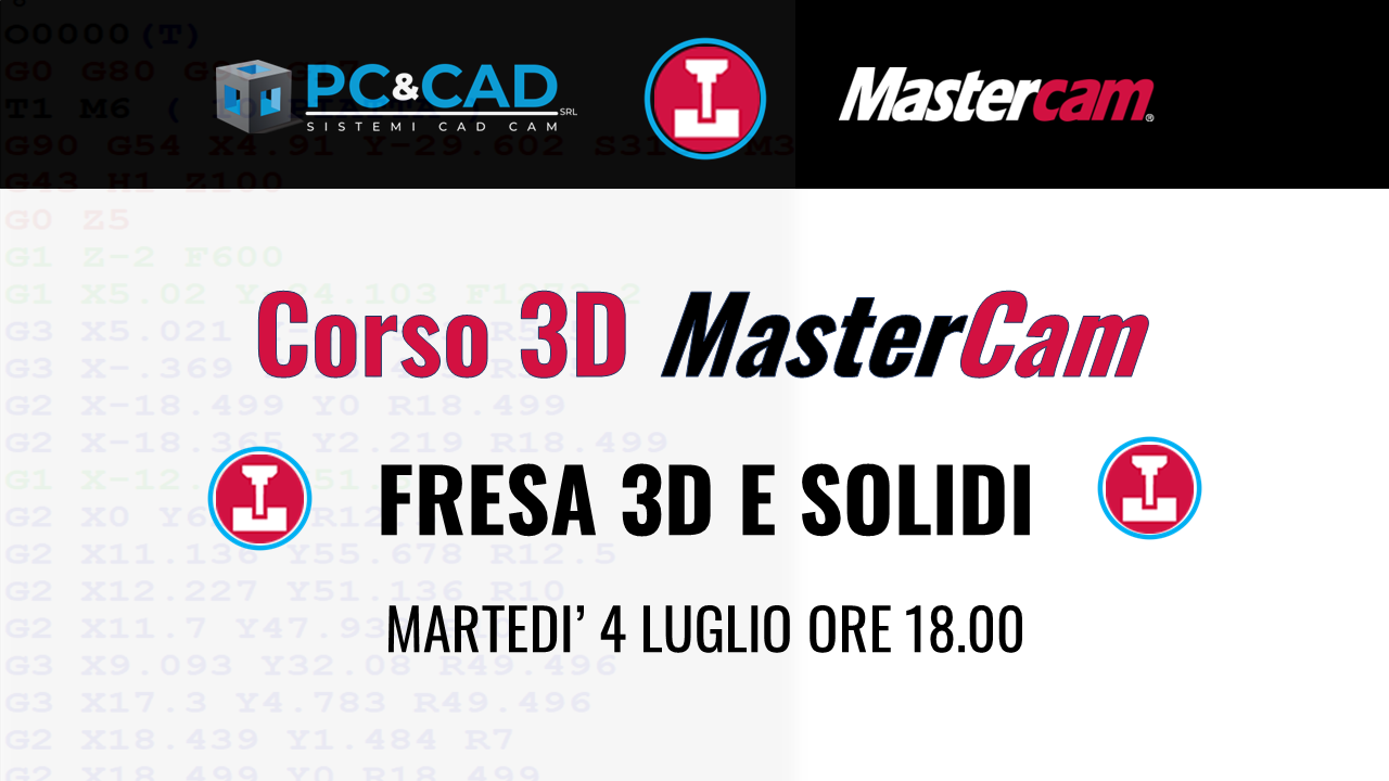 webinar "MASTERCAM 3D CORSO base 2023"
